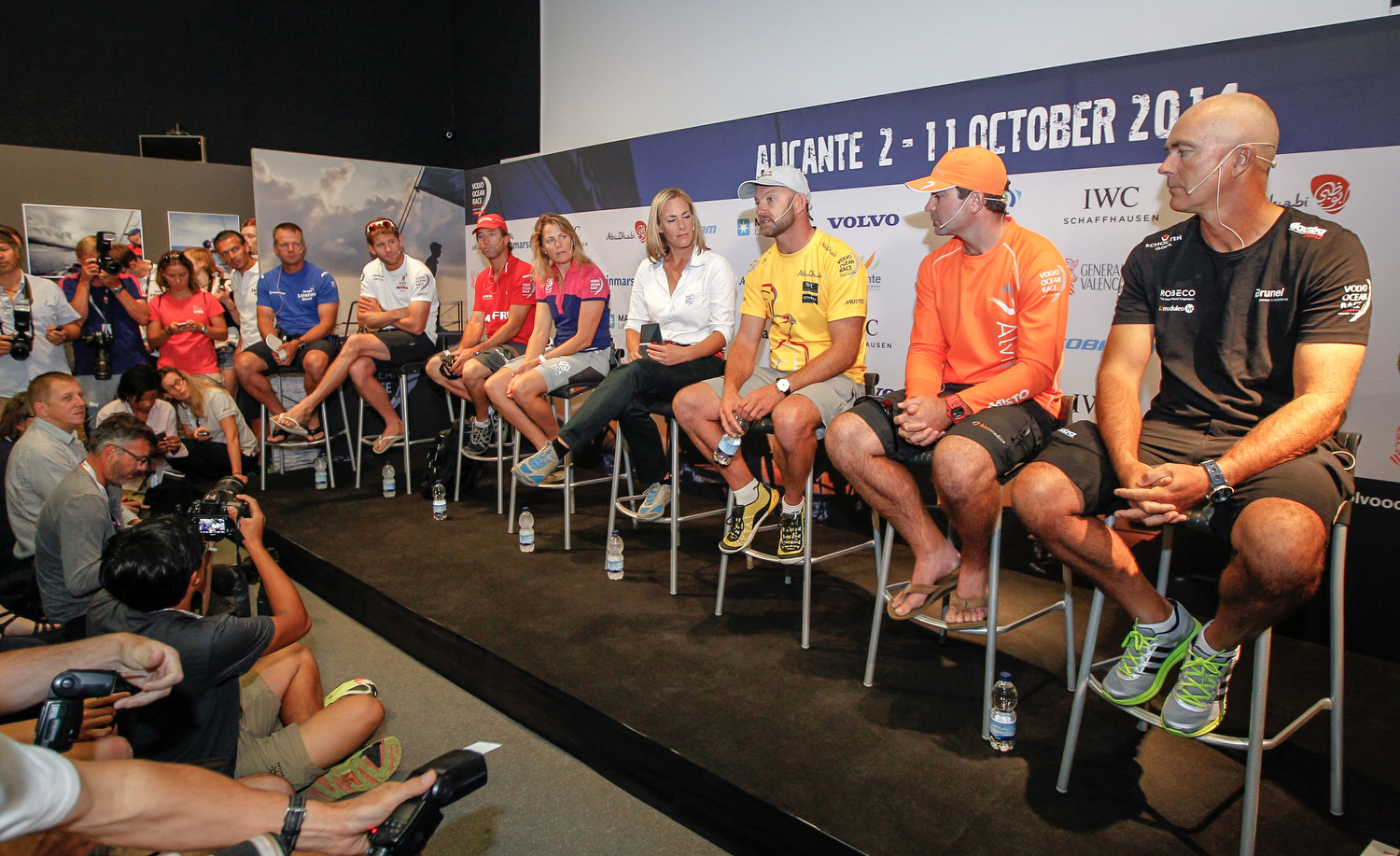 Skippers Press Conference - Volvo Ocean Race 2014-2015